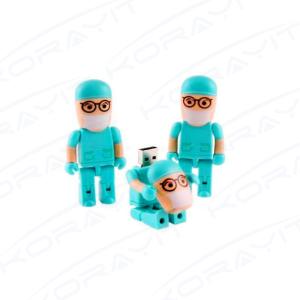 Quality Doctor Plastic USB Flash Drive, Hospital Promotion Doctor Memory Stick Custom Gifts for sale
