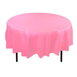 Environmentally Friendly Disposable Plastic Tablecloths Round Shape Multi