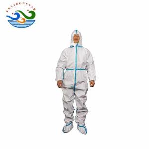 Hooded Waterproof Disposable Protective Coveralls For Doctor