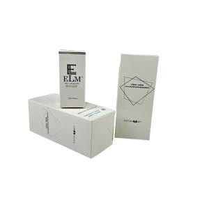 Custom White Cardboard 350g Paper Packaging Box For Cosmetic With Gravure