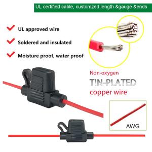 Waterproof Auto Inline Fuse Holder 30A APM IP67 Mini Car Blade Fuse Holder