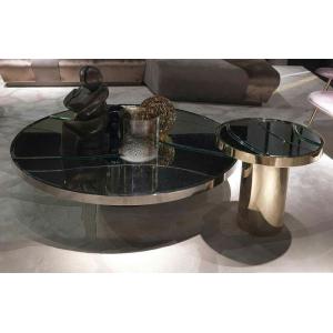 Marble Customized Coffee Table Titanium 400mm Living Room Tea Table