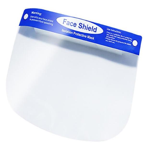 Customized Material Protective Face Shield , Clear Plastic Face Shield optional