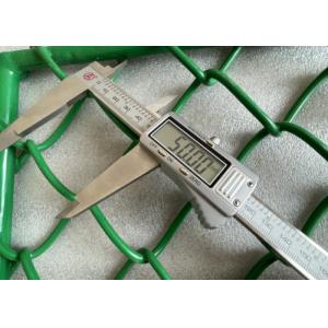 2Inch Hole Size Green PVC Coated Helideck Safety Mesh For Oil Rigs Use