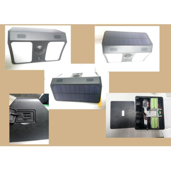 Waterproof Garden Light Camera , Outdoor PIR Motion Detection Shine Light Supports 4PCS 18650 Batteries