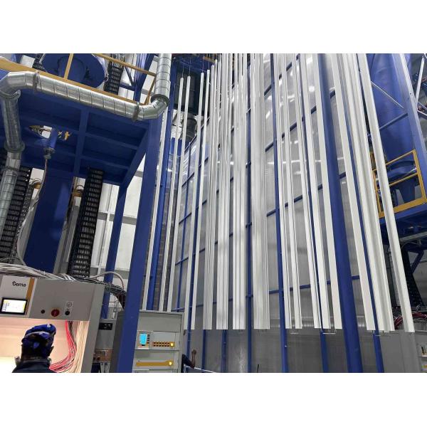 Advanced Vertical Powder Coating Lines with Full-Automatic Powder Coating System