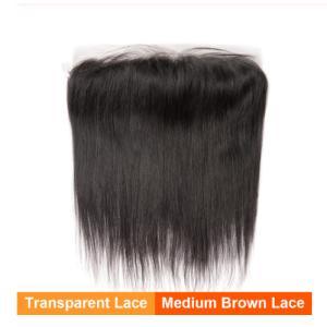 13 X 4 Transparent Lace 100% Brazilian Virgin Hair Extensions For Young Girl
