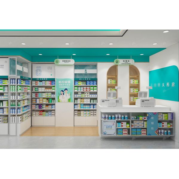 04-XDZYS005 Branded Pharmacy Equipment Drugstore Pharmacy Medical Store for Drugstore Display Furniture