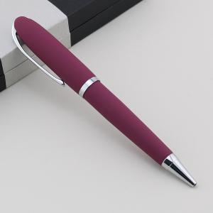 Sleek Metal Ballpoint Pen 1.0mm Classic Office Stationery Business Ball Pen
