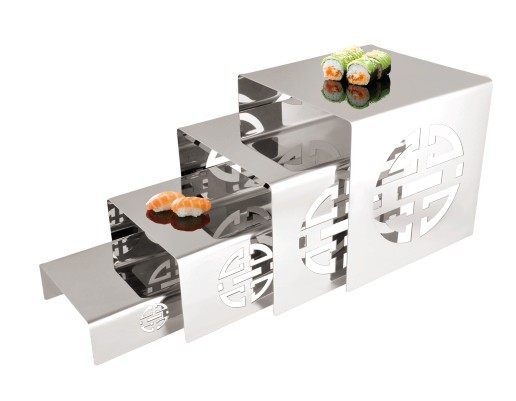 Buy Engraving Stainless steel buffet display stand SHKT-7024,metal buffet at wholesale prices