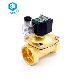 2T Series Lpg Gas Solenoid Valve Brass 1/2 220 Volt 2T-50 High Temp With Flange