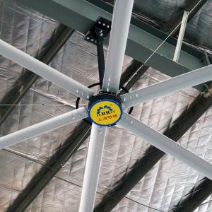 Industrial Ceiling Fan with 15000 m³/min Airflow and Brushless EC Motor