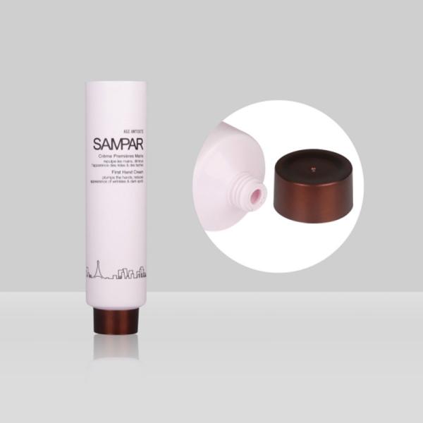 Custom Soft Cream Lotion Tubes Packaging D30mm 30-80ml With Frosted Screw On Cap