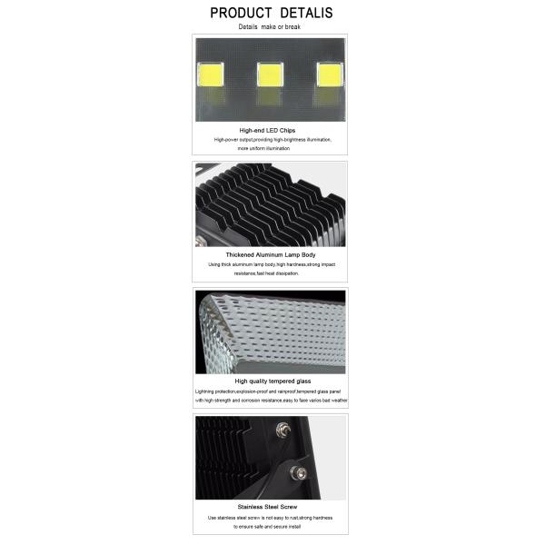 200Watt Ra75 Super Bright Solar Flood Lights ETC DLC For Billboards