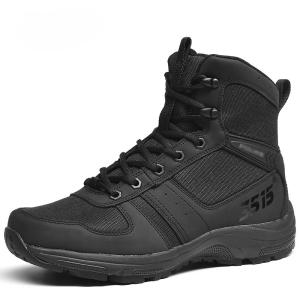 Wholesale high quality tactical shoes breathable lightweight outdoor black