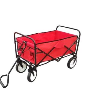 20LBS Heavy Duty All Terrain Utility Wagon with Egg Roll Table and Tailgate Four