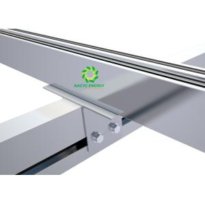 Solar Pv Carport Structures Silver Color Corrosion Resistance With Robust