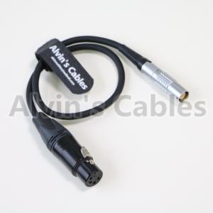 XLR 4 Pin Female To Lemo PHG 2 Pin Female Straight Cable For Nagra V
