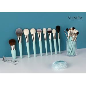 Vonira Squirrel Goat Sable Synthetic Hair Makeup Brushes With Birch Wood Handle
