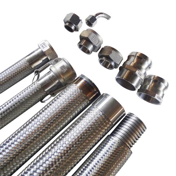 Buy Petroleum 304 Stainless Steel Flexible Hose Custom 3-12mm Thickness at wholesale prices
