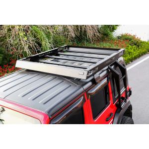 Black Powder Coated Luggage Cargo Basket for Jeep Wrangler 4x4 Car Carrier Roof
