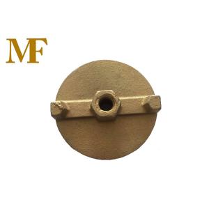 Yellow Construction Formwork Accessories Tie Rod Disc Anchor Nut