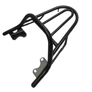 Customized Black Cargo Carrier Metal Parts for Modified Motorcycles and Durable
