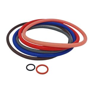 Quality Certification Orange Blue Black Colorful Silicone Rubber O Ring With
