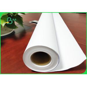 80gr CAD Paper Rolls Adapt To Inkjet Printing Hight Whitness 70m 100m Length