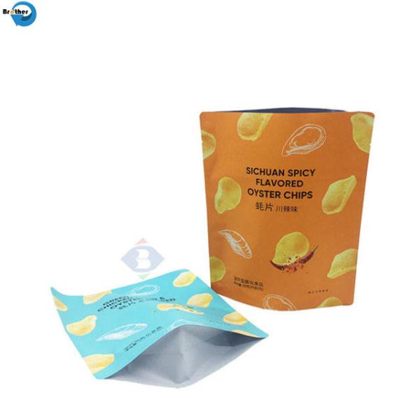 500g 1kg Food Grade Flexible Plastic Flat Bottom Bag Packaging with Zipper for Whey Protein Powder