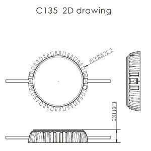 Various Colors LED Pixel Dot , Waterproof Led Module Long Lifespan Rain Proof