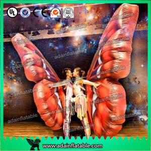 Custom Inflatable Cartoon Characters , Digital Printing Inflatable Butterfly