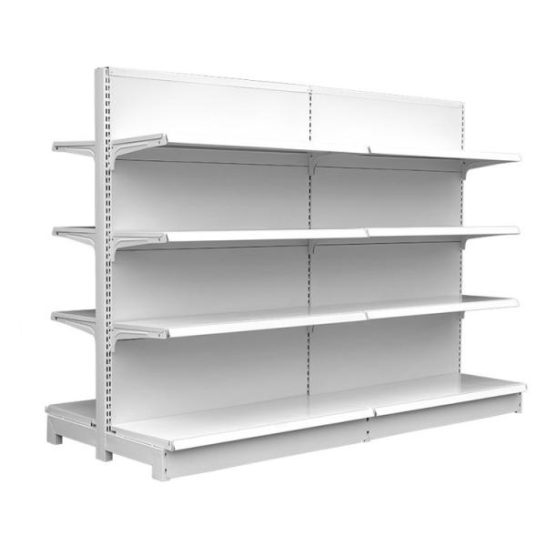 Grocery Store Display Racks / Metal Gondola Shelving For Supermarket Retail Store
