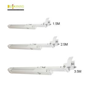 Outdoor Retractable Awning Hardware Aluminium Retractable Awning Arms