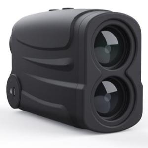 Black 6x Digital Golf Rangefinder , Golf Scope Rangefinder Multifunctional