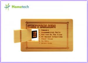 Quality Custom engraving logo Wooden usb flash drive 4GB 8GB , Memory Stick Pendrive for sale
