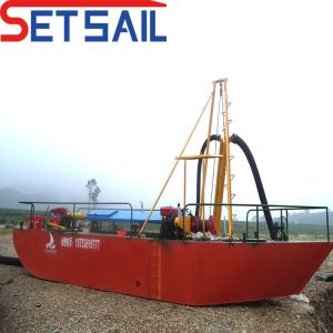 High Pressure Water Pump Jet Suction Mud Dredger with 75kw-2000kw Main Engine