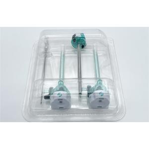 White and Blue Plastic Laparoscopic Trocar Kit OEM Service