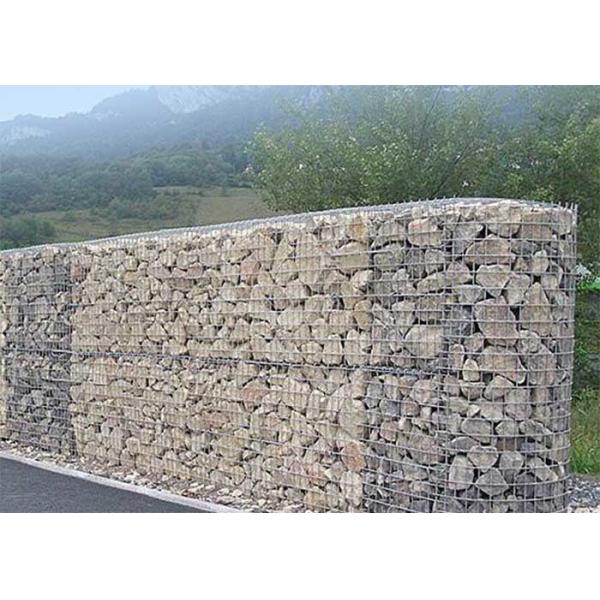 Buy H6m Pvc Coated Gabion Wire Mesh Gabion Stone Wall Fence at wholesale prices