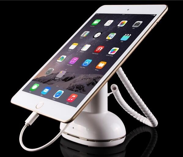 Buy COMER tablet kiosk desk display holder for tablet lock tablet security stand with alarm charger at wholesale prices