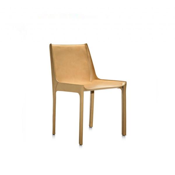 Buy NISIDA YOUNG Fiberglass Arm Chair Fully Leather Upholstered Material at wholesale prices