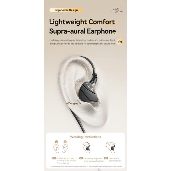 ESSAGER G62 In-Ear USB Type C Jack Aux 3.5mm Earphone Earbuds Wired Connection with OEM/ODM