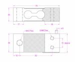 Compact Single Point Load Cell 200kg 100kg 60kg 40kg 20kg Weight Sensor