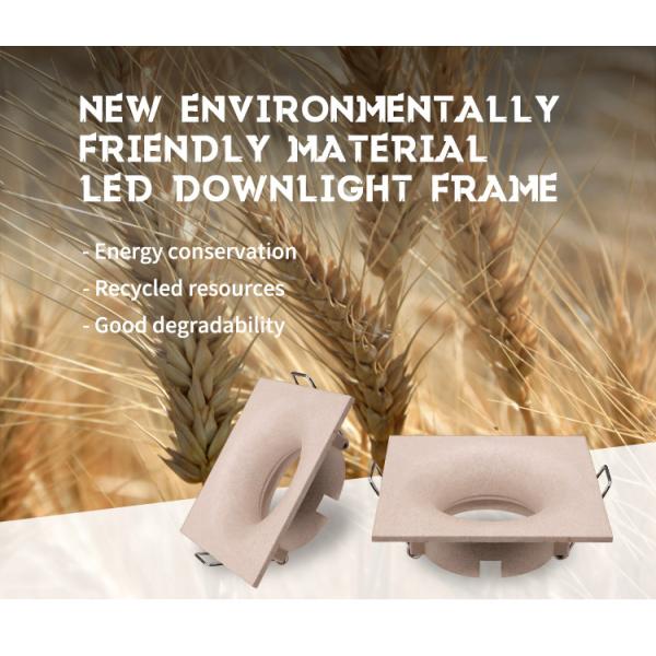 Modern Down Light Housing Square Anti Glare LED Recessed Light Housing