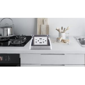 15a Duplex Pop Up Floor Socket Outlet OEM For Residential