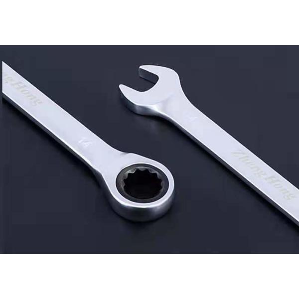 Chromium-vanadium steel double end quick ratchet wrench 6-55mm, 302 straight shank, full length, 200g
