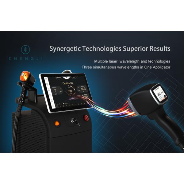 1200w Hair Removal Skin Rejuvenation Machine 755nm Diode Epilator Machine 3 Waves