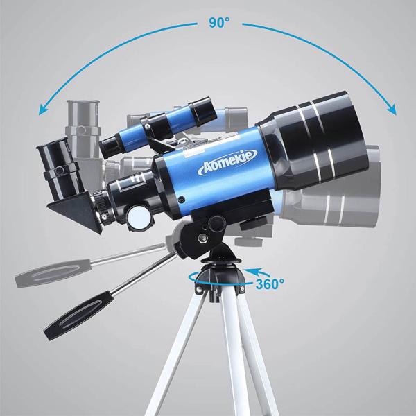 Length 400mm Focal Astronomical Telescopes Adapter Finderscope
