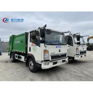 Howo LHD 6m3 Hydraulic Compression Garbage Truck