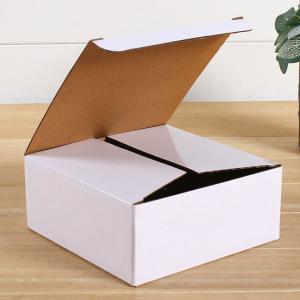 White Corrugated Mailer Boxes Glossy Or Matte Lamination With Your Branding